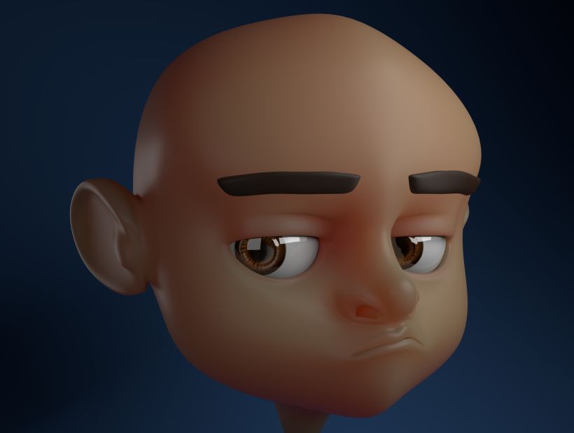 Mi Proyecto del curso: Rigging: articulación facial de un personaje 3D 2