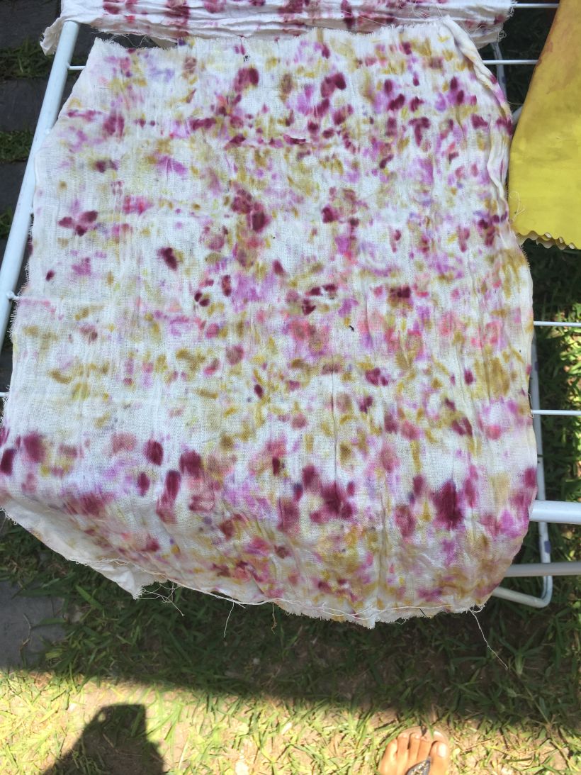 Budle Dye teñido con flor de jamaica