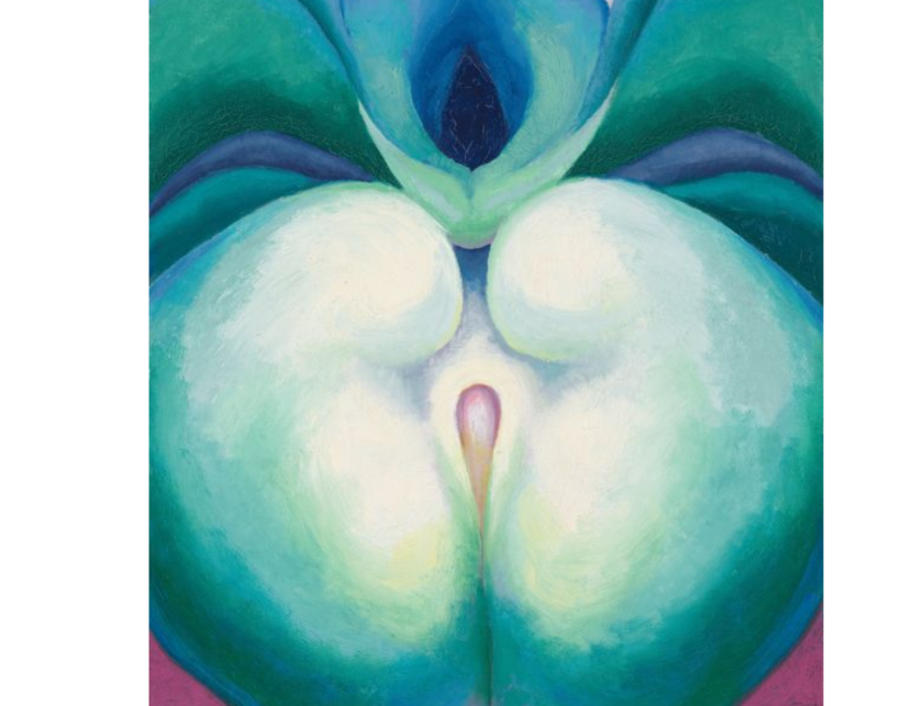 Series I White & Blue Flower Shapes, Georgia O'Keeffe (1919). Georgia O’Keeffe Museum