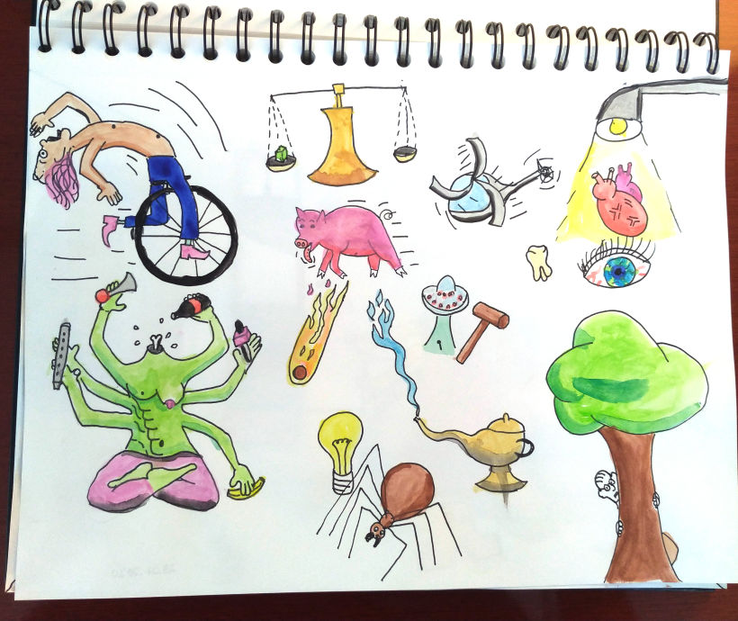 Meu projeto do curso: A arte de desenhar: transforme seus rabiscos em arte 6