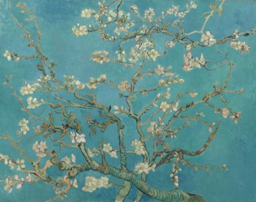 Almendro floreciendo, Vincent van Gogh (1890). Van Gogh Museum, Amsterdam (Vincent van Gogh Foundation) 
