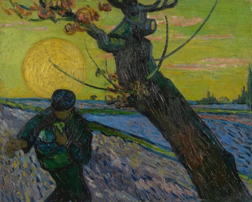 El sembrador, Vincent van Gogh (1888). Van Gogh Museum, Amsterdam (Vincent van Gogh Foundation) 