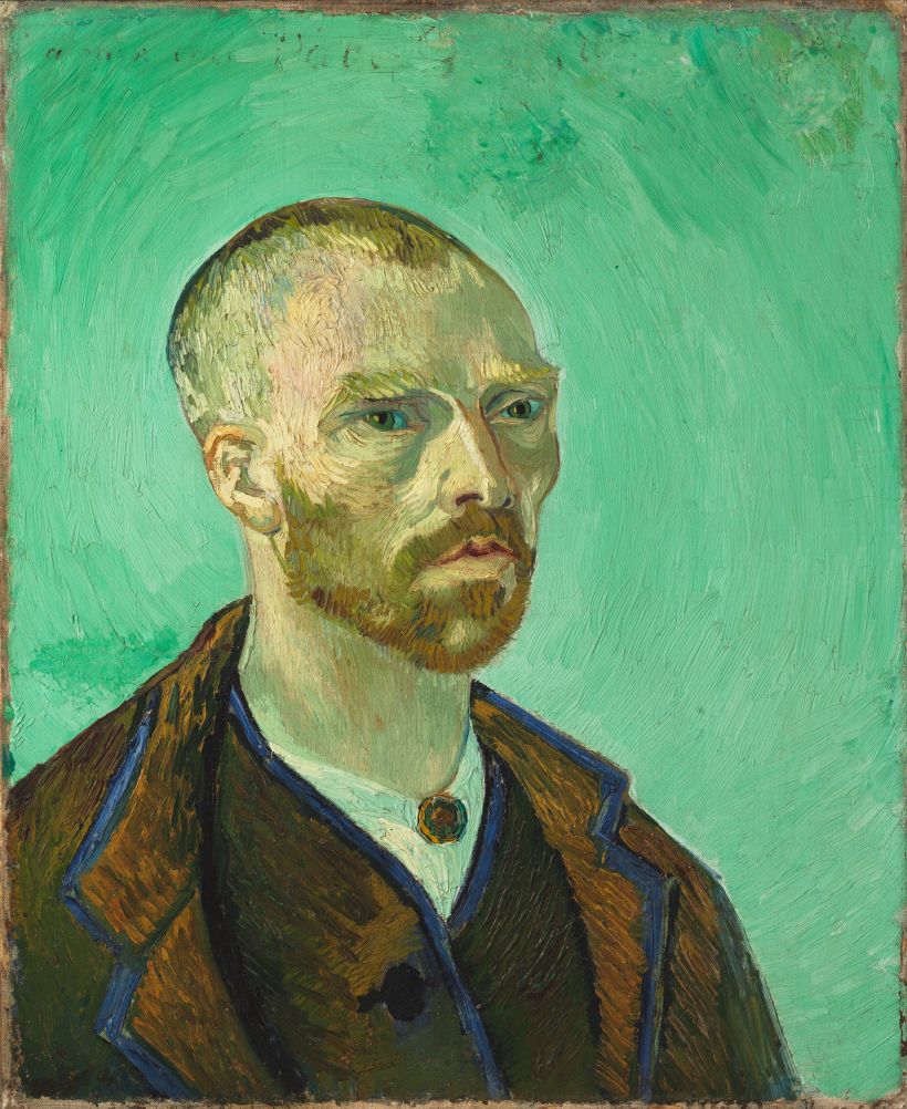 Autorretrato dedicado a Gauguin, Vincent van Gogh (1888)