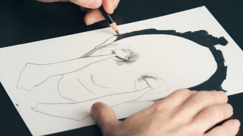 Tutorial Ilustração: como criar um desenho usando a técnica do chiaroscuro 7