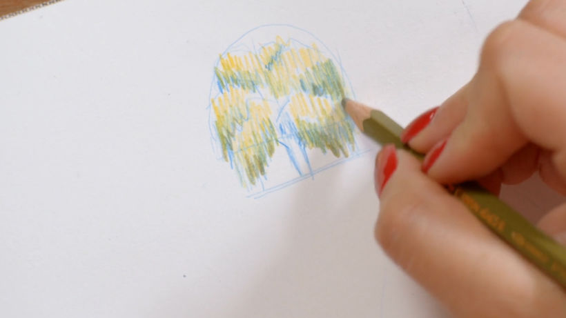 Tutorial Ilustración botánica: cómo dibujar un árbol 6