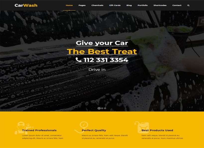 Car Wash WordPress Themes -1
