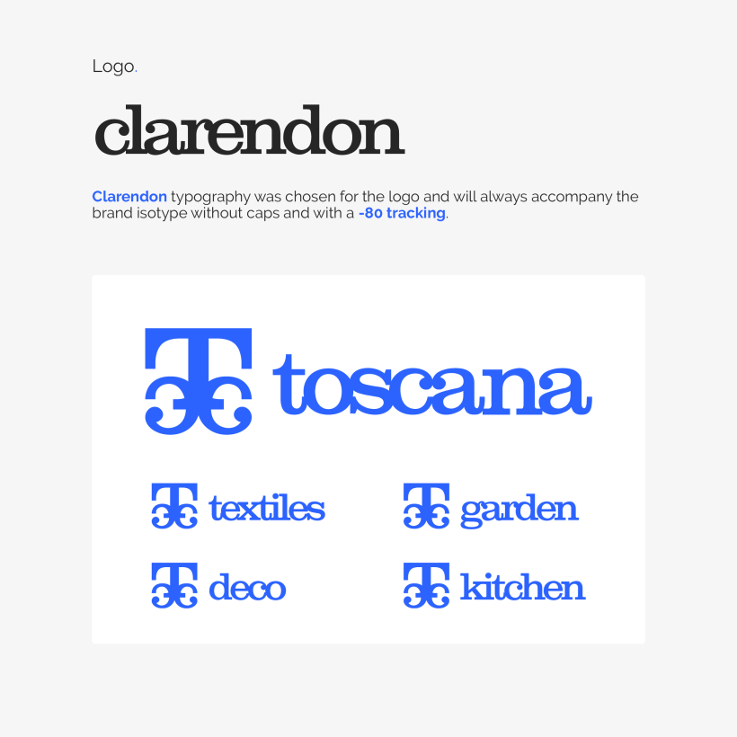 TOSCANA | visual identity 13