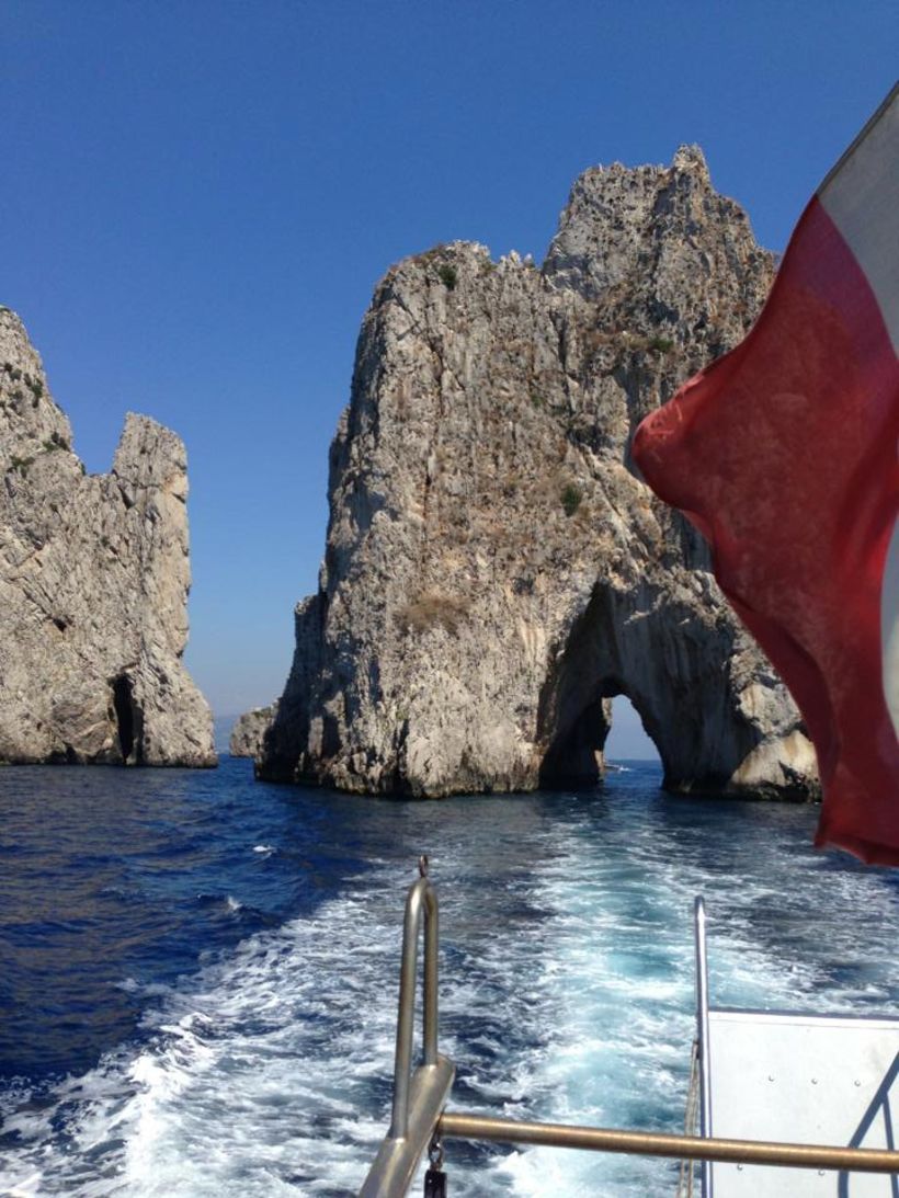 Esta es la foto que tome, estando en la ciudad de Capri, en Italia. 