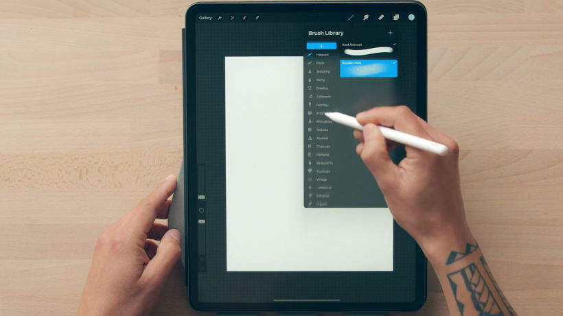 Tutorial Procreate: ações básicas para trabalhar em um iPad 8