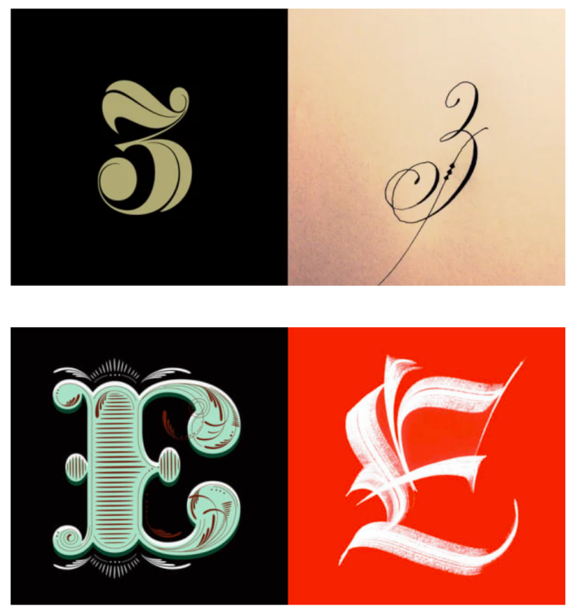 5 conceptos básicos de caligrafía 2