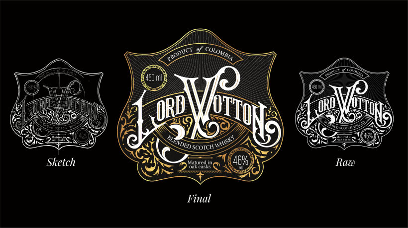 Wordmark Design | Lord Wotton Whisky 5