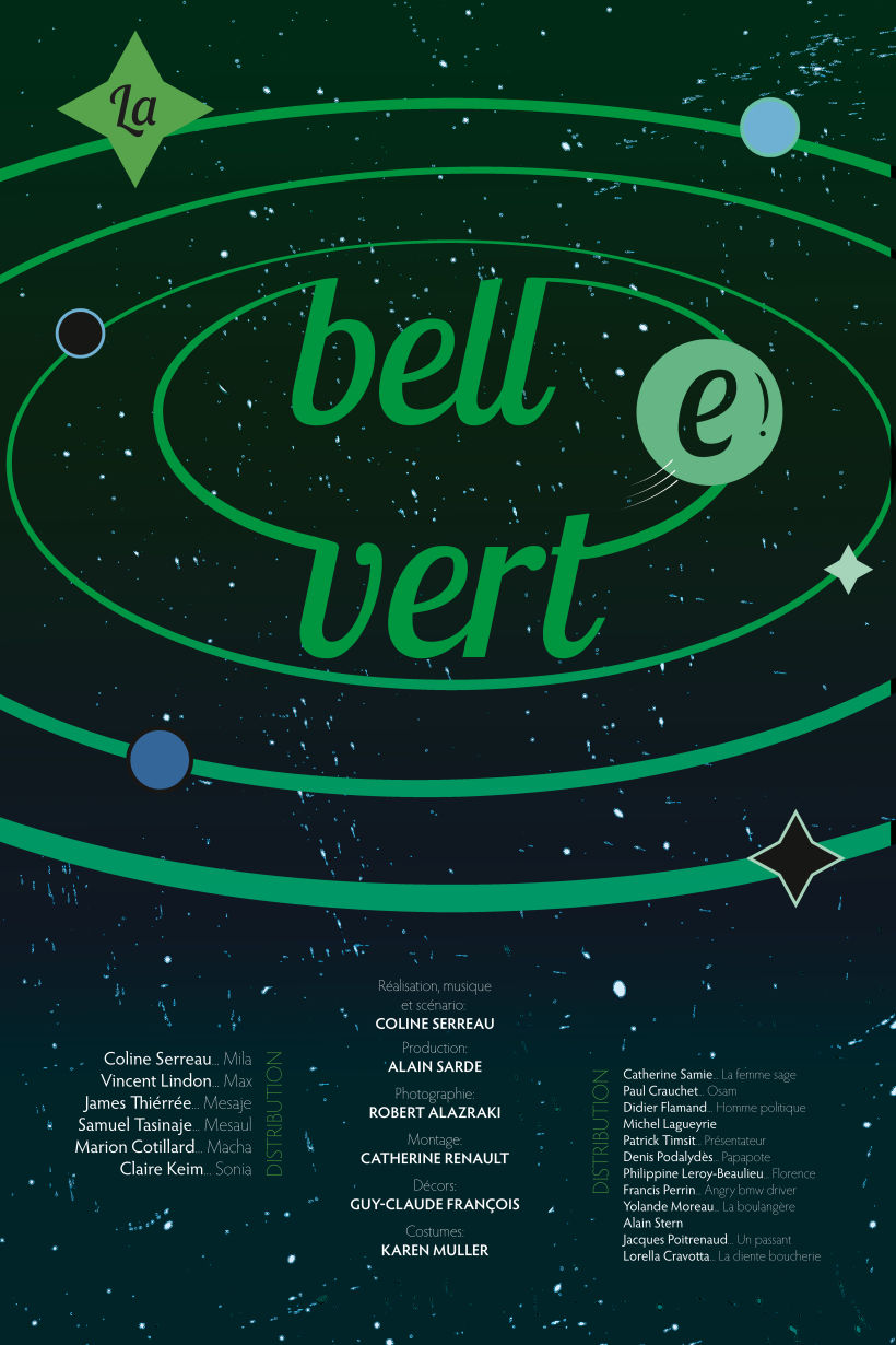 La Belle Verte: cartel tipografico para el curso de BlueTypo 5