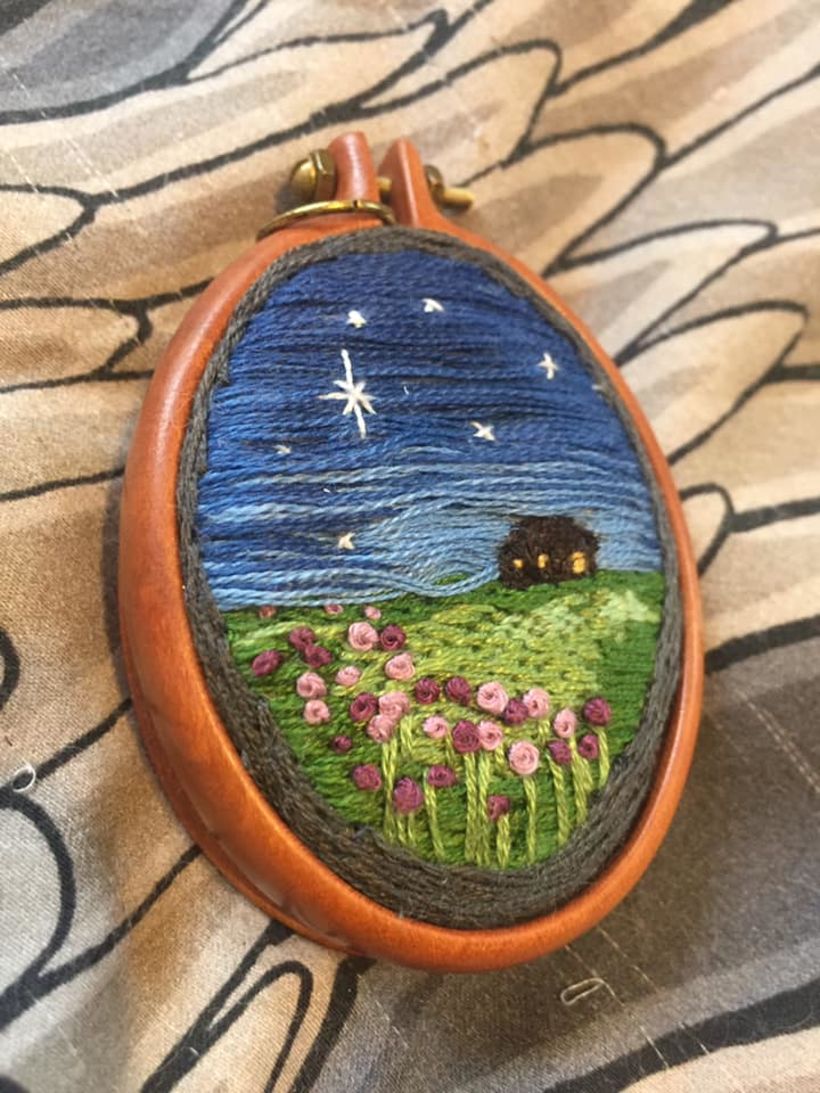 My project in Miniature Embroidery Techniques course 0