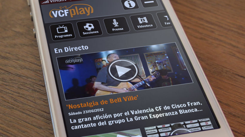 Valencia Club de Fútbol: VCFPlay 1