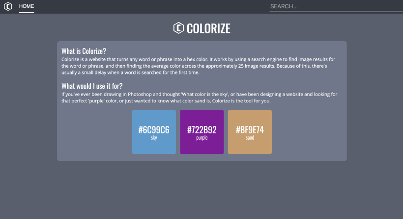 Colorize Translates Words into Colors 2
