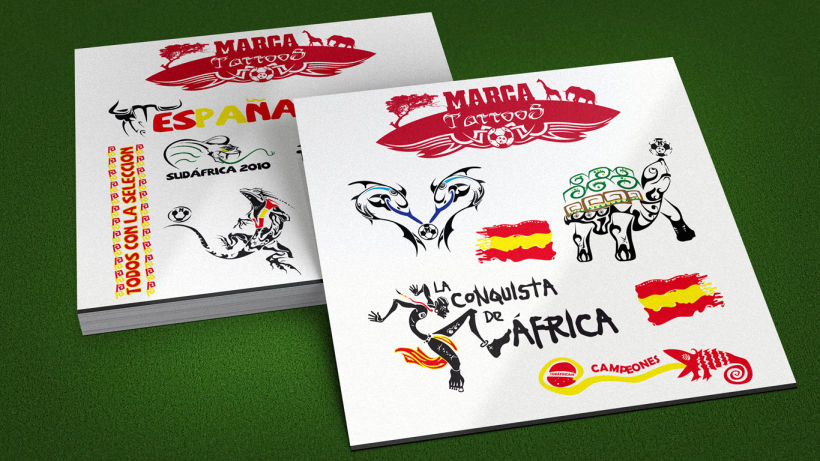 Marca: Tattoos Mundial de Fútbol 2010 0