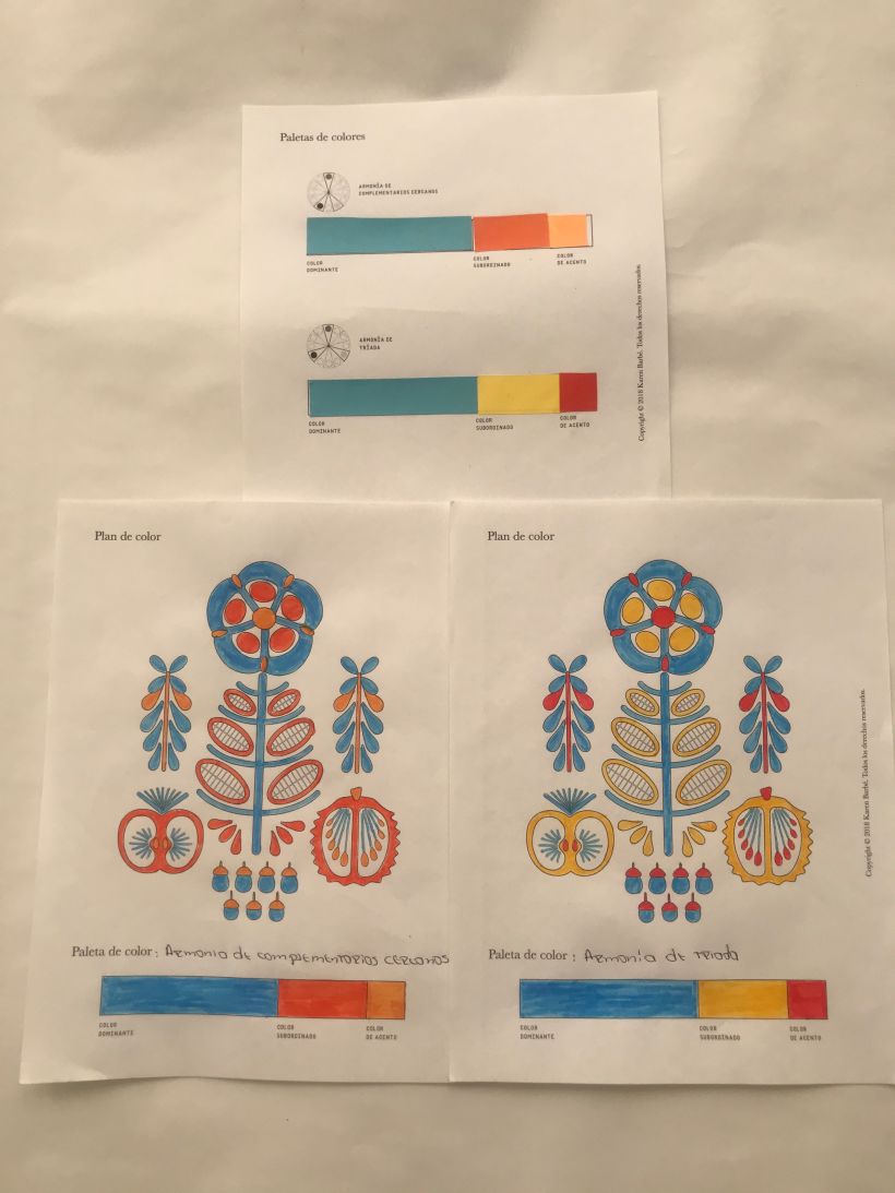 Mi Proyecto del curso: Teoría del color para proyectos textiles 1