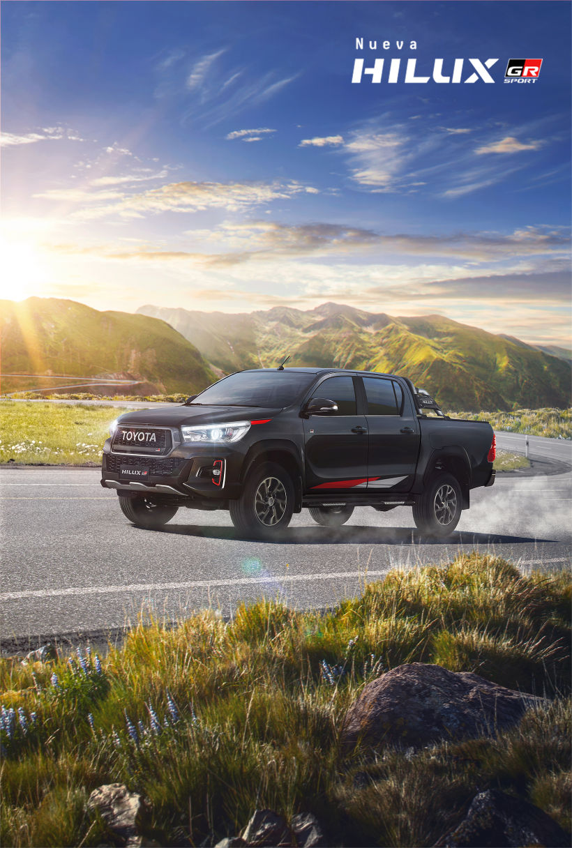 Matte painting-Toyota Hilux GR-S 1
