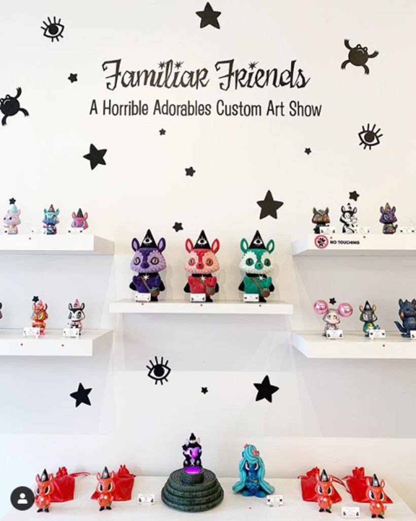 Exposição " Familiar Friends " na Galeria Woot Bear, San Francisco, USA