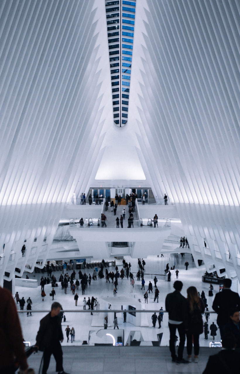 Oculus. World Trade Center. Nueva York (EEUU) Santiago Calatrava. Foto: Jake Pierrelee