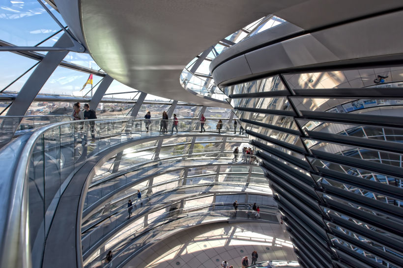 Reichstag dome. Berlín (Alemania). Norman Foster. Foto: Ricardo Gómez Ángel