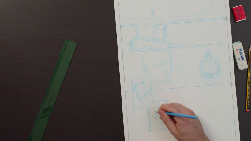 Drawing Tutorial: How to Create a Superhero Comic Page 6