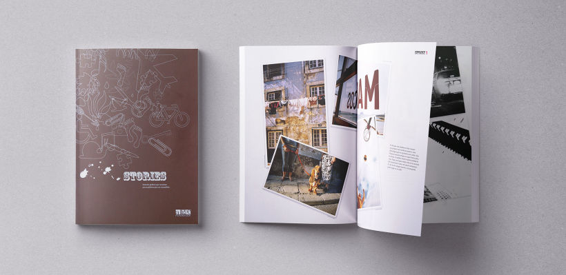 Dirección de arte, diseño, maquetación y copy de la serie de 4 catálogos de producto (Stories)
