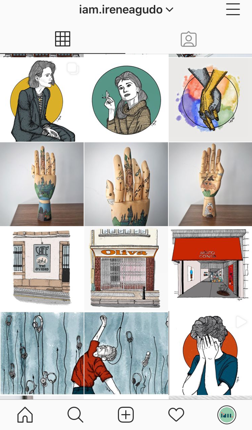 Mi Proyecto del curso: Creación de un porfolio de ilustración en Instagram 2