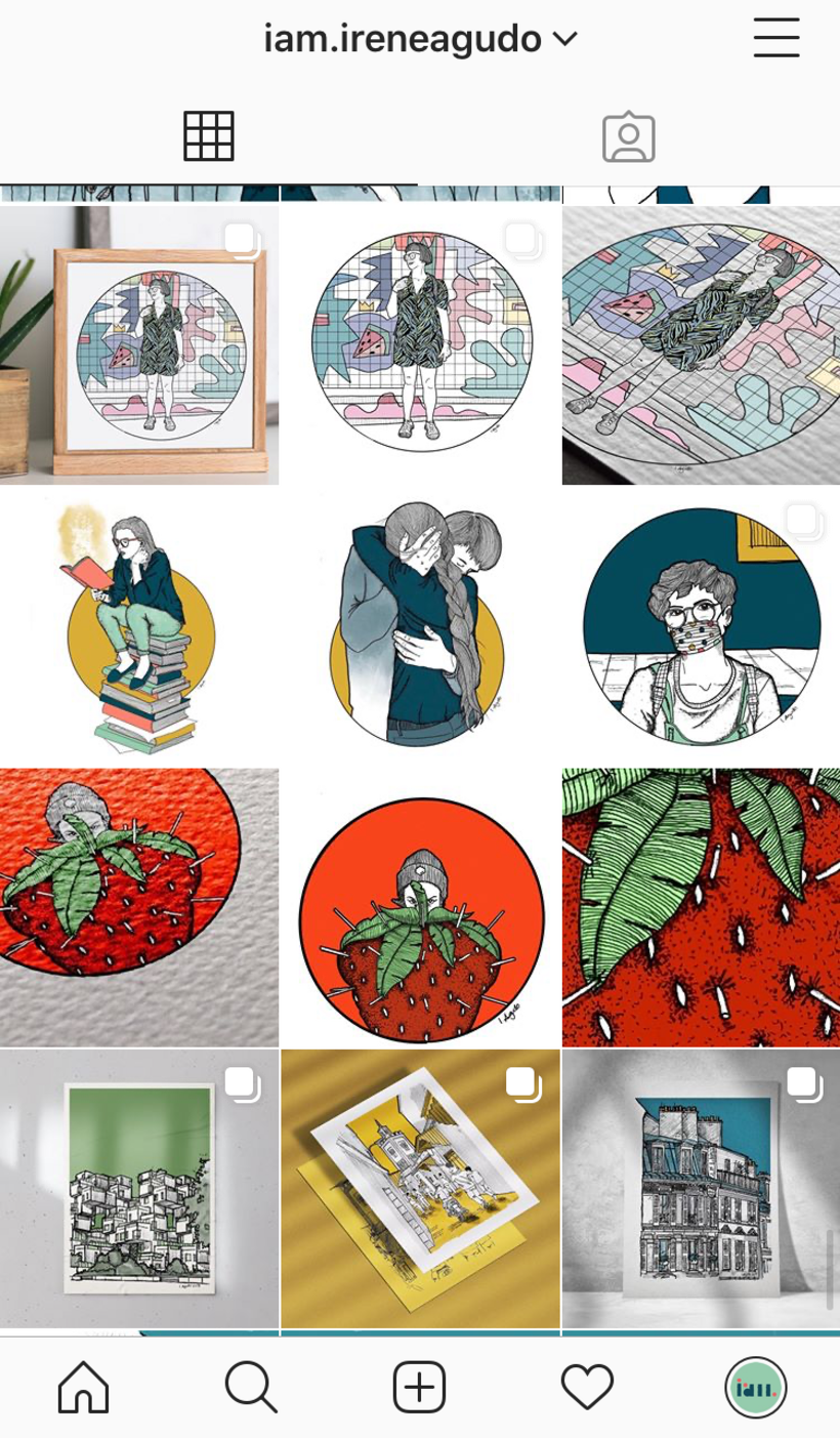 Mi Proyecto del curso: Creación de un porfolio de ilustración en Instagram 3