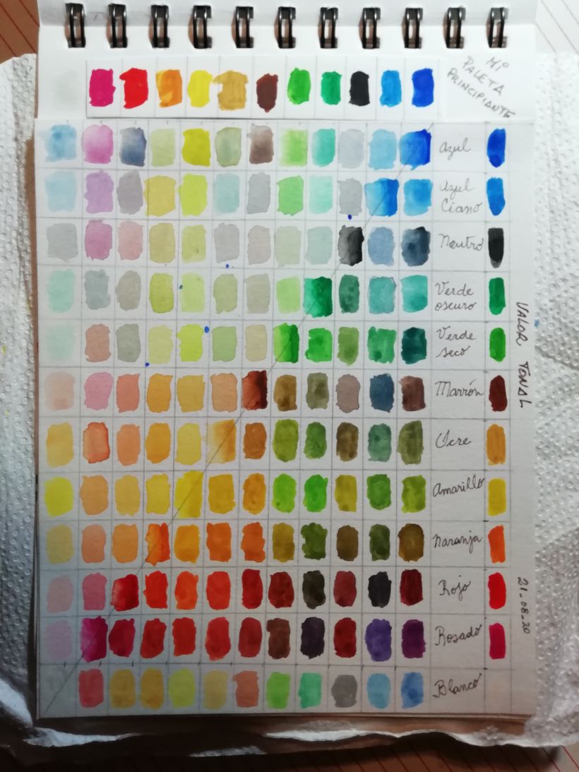 Koi Watercolor Swatches