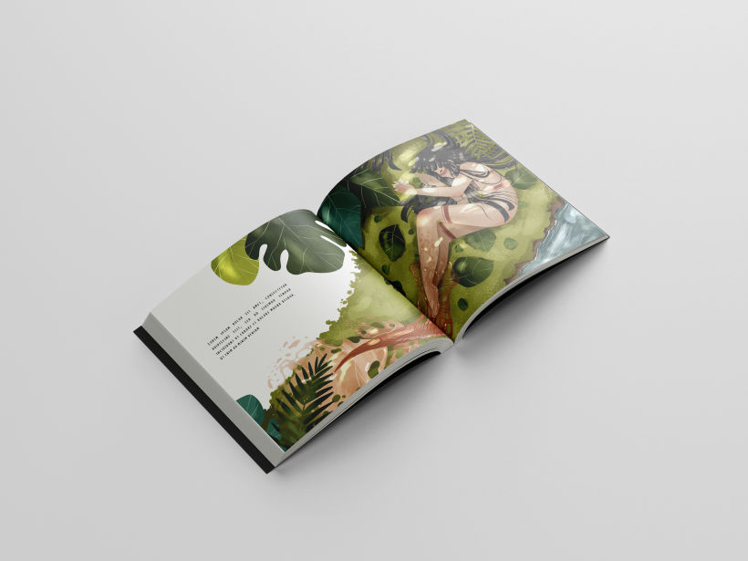 La Sirenita del Amazonas, Ilustración digital para cuentos infantiles 10