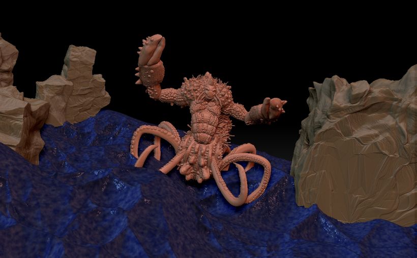 Mi Proyecto del curso: Escultura digital de criaturas fantásticas con ZBrush 1