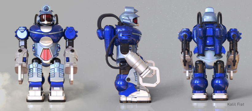 Introducción al modelado hard surface: Robot 7