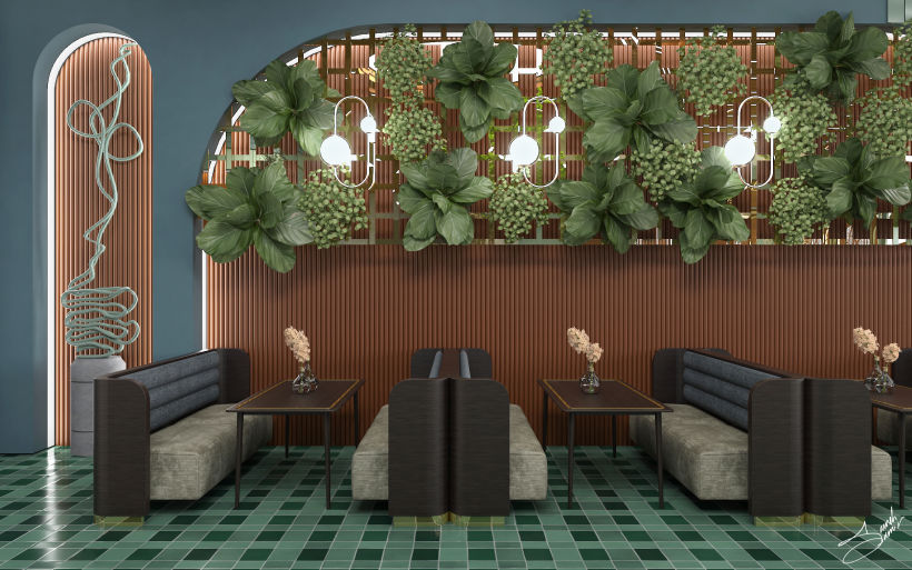My project in Interior Design for Restaurants course 4