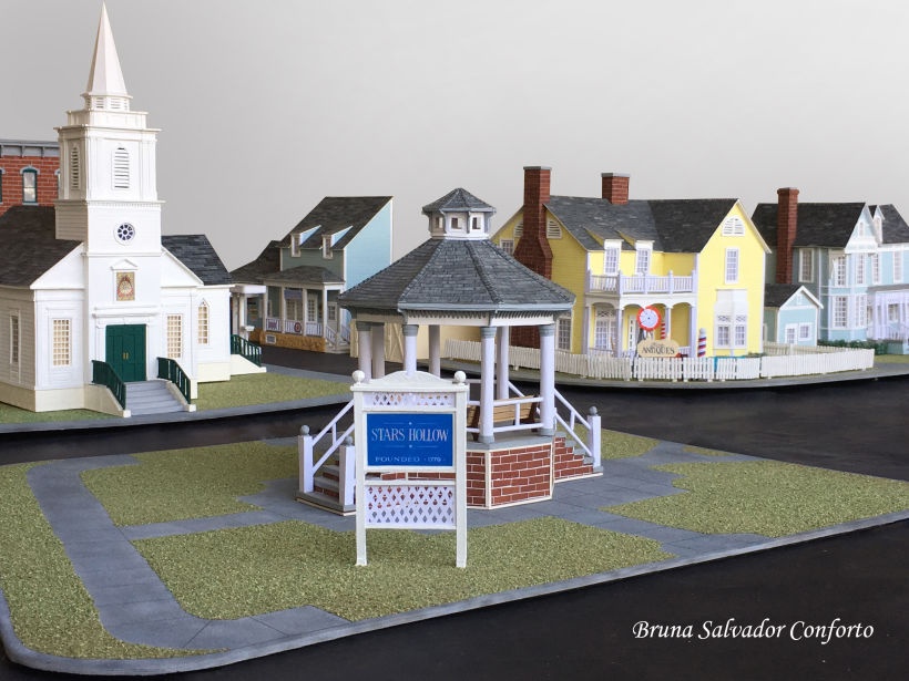 Maquete Stars Hollow - Gilmore Girls 0