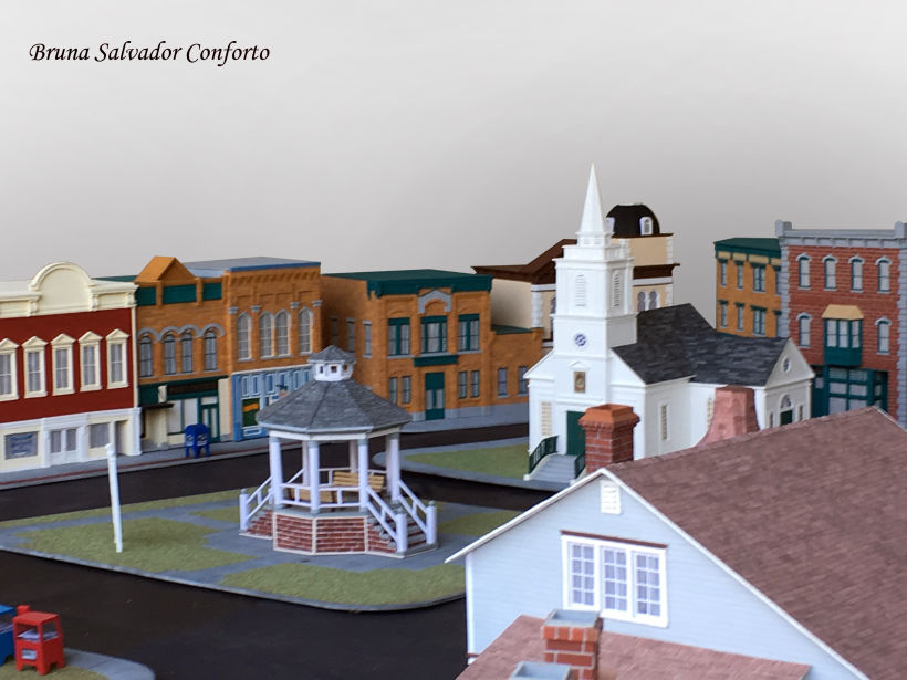 Maquete Stars Hollow - Gilmore Girls 3
