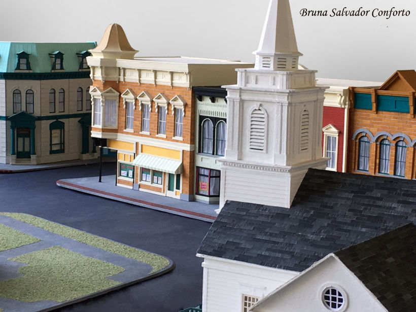 Maquete Stars Hollow - Gilmore Girls 4