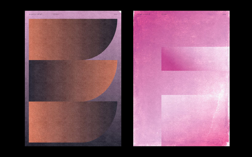 36 days of Type vol.7 Geometrical Abstraction 3