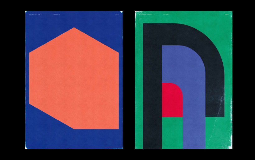 36 days of Type vol.7 Geometrical Abstraction 9