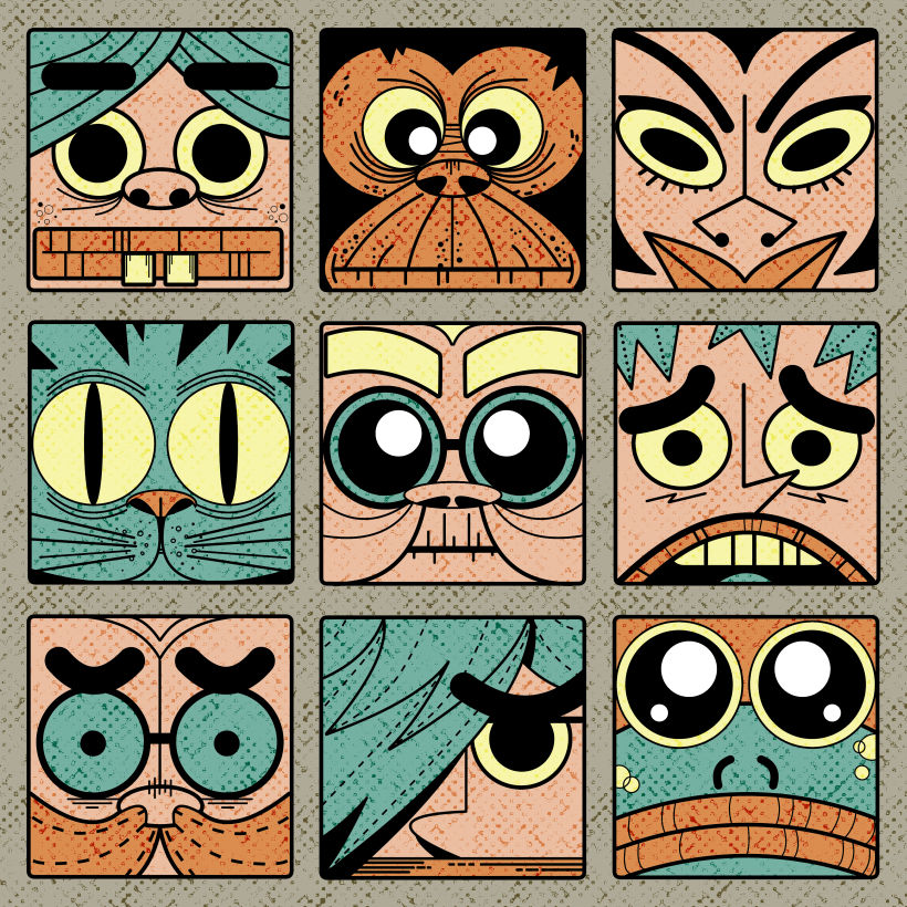 FACES PATTERN 0