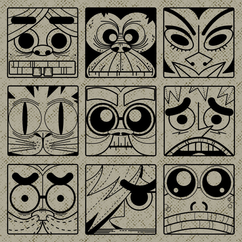 FACES PATTERN 1