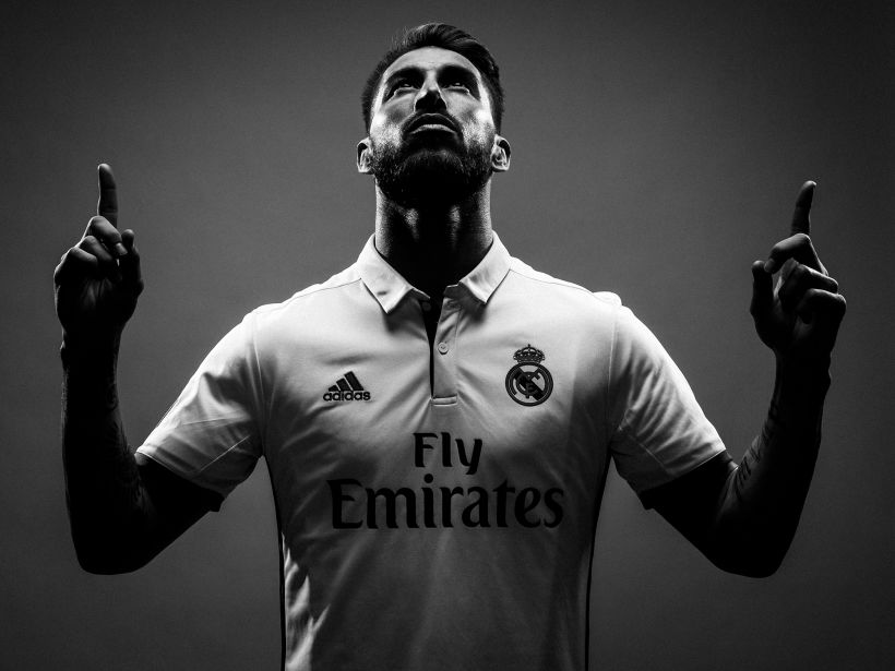 Retrato al Futbolista Sergio Ramos. ©Jeosm