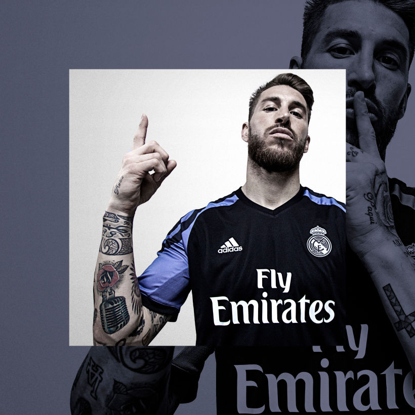 Retrato al Futbolista Sergio Ramos. ©Jeosm
