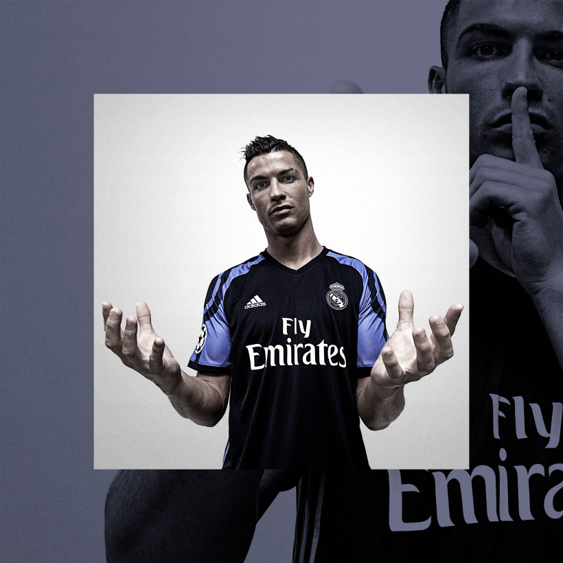 Retrato al Futbolista Cristiano Ronaldo. ©Jeosm