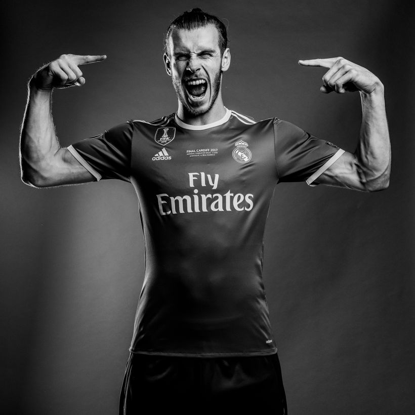 Retrato al Futbolista Gareth Bale. ©Jeosm