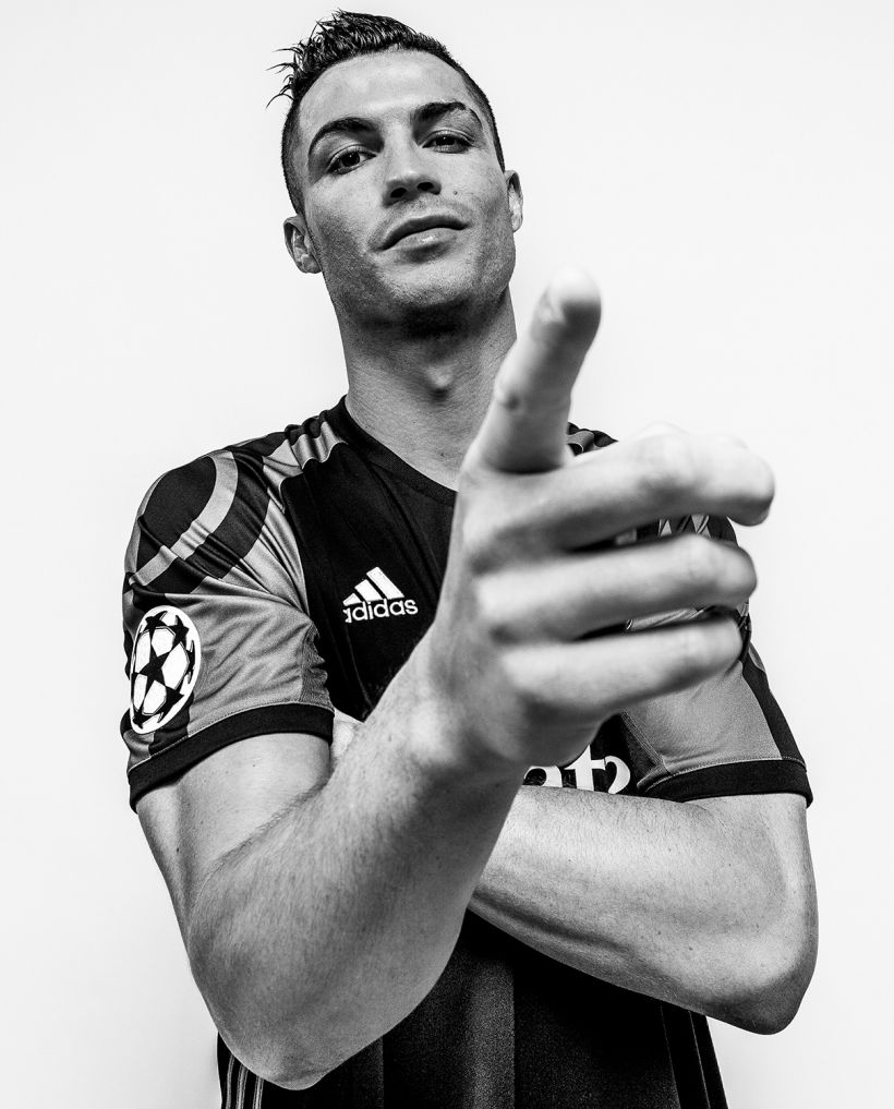 Retrato al Futbolista Cristiano Ronaldo. ©Jeosm