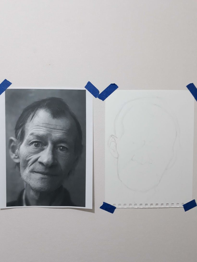 Mi Proyecto del curso: Retrato realista con lápiz de grafito 0