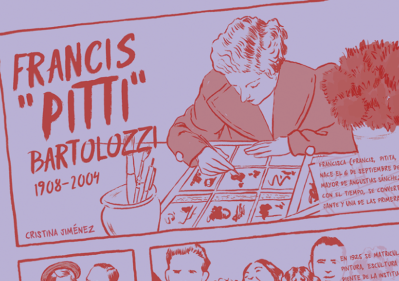Cómic sobre Francis Bartolozzi para ZART! 1