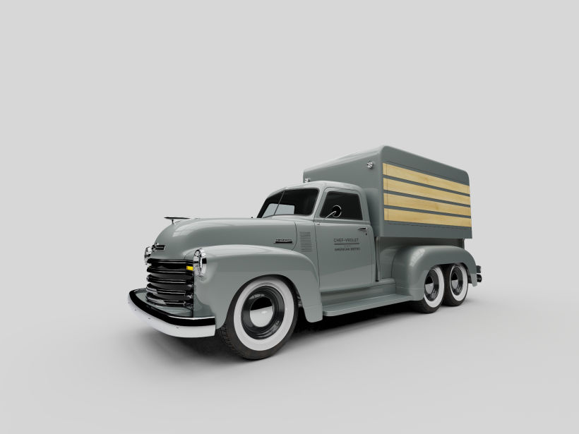 Food Truck - Chevrolet Pickup Advance Design 0