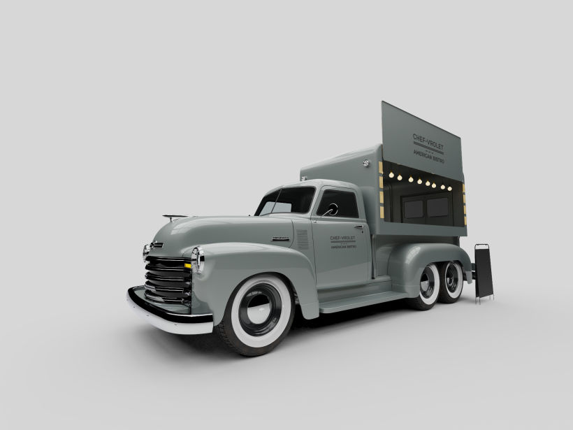 Food Truck - Chevrolet Pickup Advance Design 2